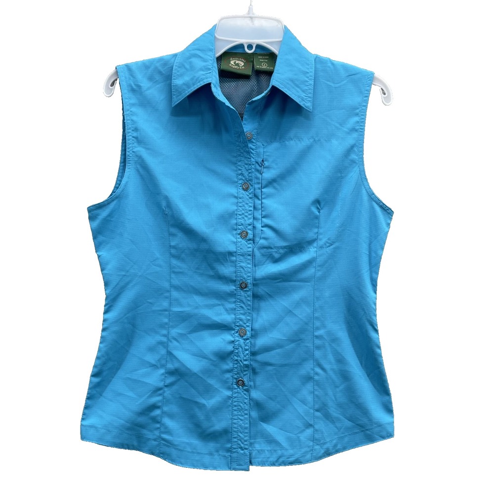Stillwater Top Women's Small Vented Performance Outdoor Tech Hiking Camp Fishing